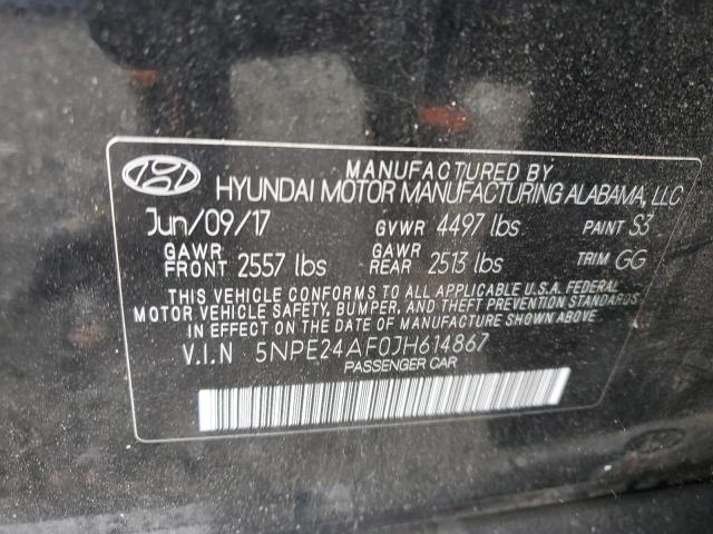 Photo 11 VIN: 5NPE24AF0JH614867 - HYUNDAI SONATA 