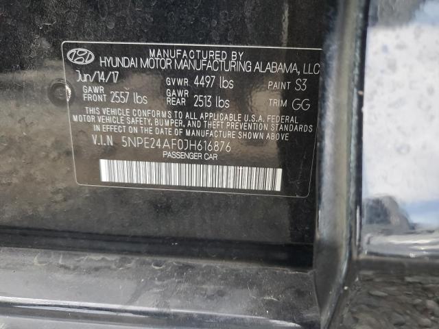 Photo 11 VIN: 5NPE24AF0JH616876 - HYUNDAI SONATA 