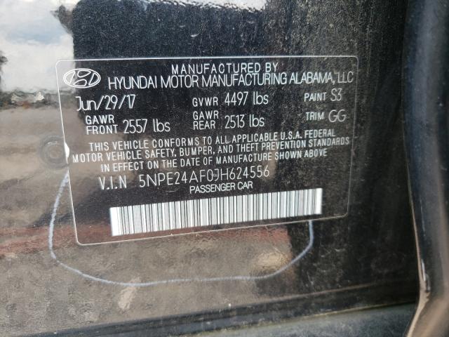 Photo 9 VIN: 5NPE24AF0JH624556 - HYUNDAI SONATA SE 