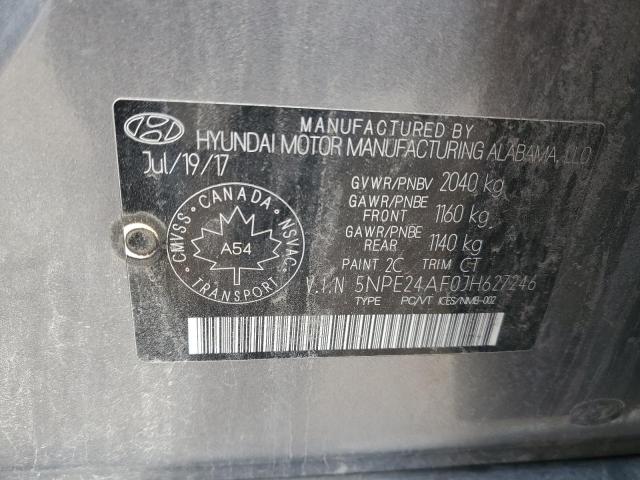 Photo 12 VIN: 5NPE24AF0JH627246 - HYUNDAI SONATA SE 