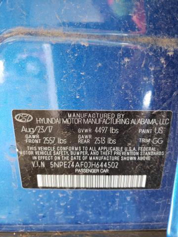 Photo 9 VIN: 5NPE24AF0JH644502 - HYUNDAI SONATA SE 