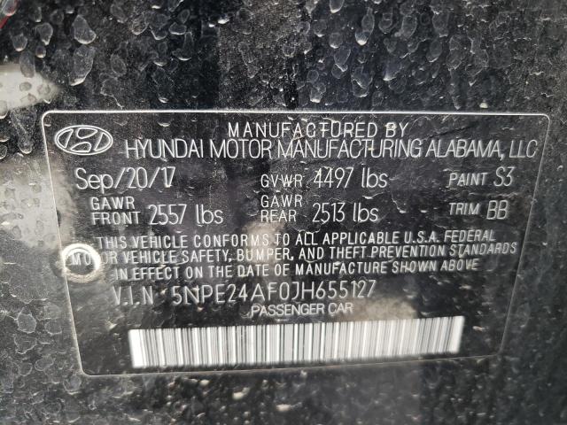 Photo 11 VIN: 5NPE24AF0JH655127 - HYUNDAI SONATA SE 