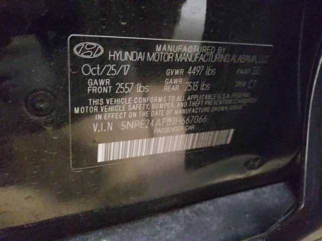 Photo 9 VIN: 5NPE24AF0JH667066 - HYUNDAI SONATA 