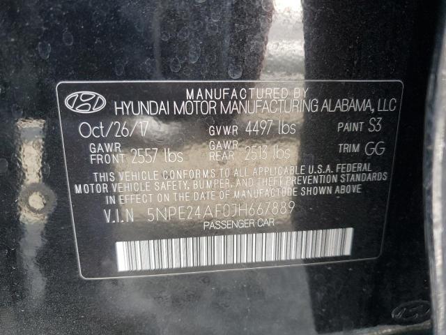 Photo 11 VIN: 5NPE24AF0JH667889 - HYUNDAI SONATA 