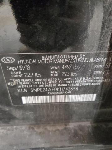 Photo 9 VIN: 5NPE24AF0KH742656 - HYUNDAI SONATA SE 