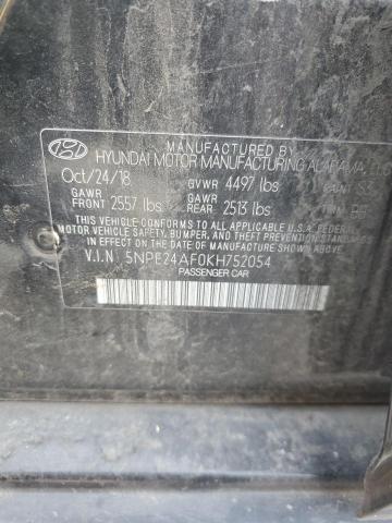 Photo 11 VIN: 5NPE24AF0KH752054 - HYUNDAI SONATA SE 