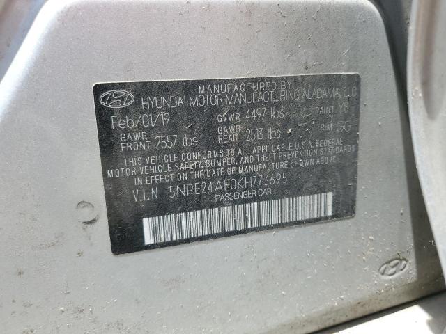 Photo 12 VIN: 5NPE24AF0KH773695 - HYUNDAI SONATA 