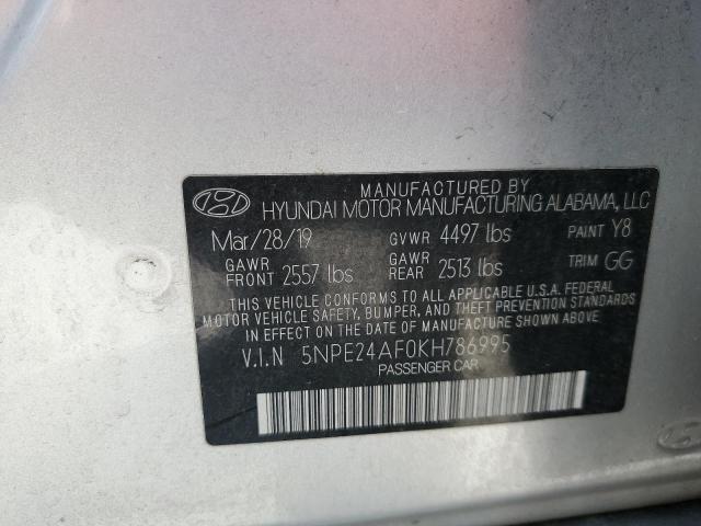 Photo 11 VIN: 5NPE24AF0KH786995 - HYUNDAI SONATA 