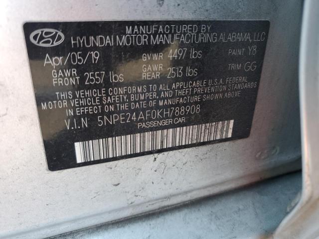 Photo 11 VIN: 5NPE24AF0KH788908 - HYUNDAI SONATA SE 