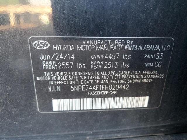 Photo 11 VIN: 5NPE24AF1FH020442 - HYUNDAI SONATA SE 