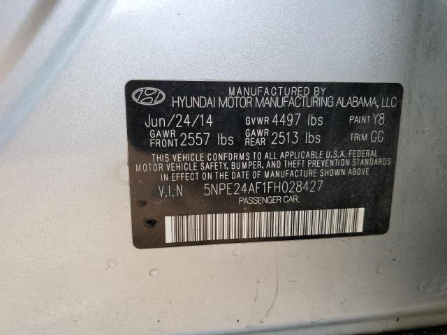 Photo 11 VIN: 5NPE24AF1FH028427 - HYUNDAI SONATA ECO 