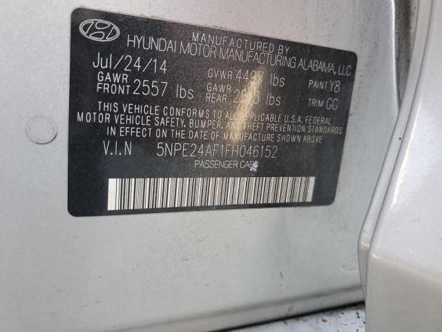 Photo 11 VIN: 5NPE24AF1FH046152 - HYUNDAI SONATA SE 