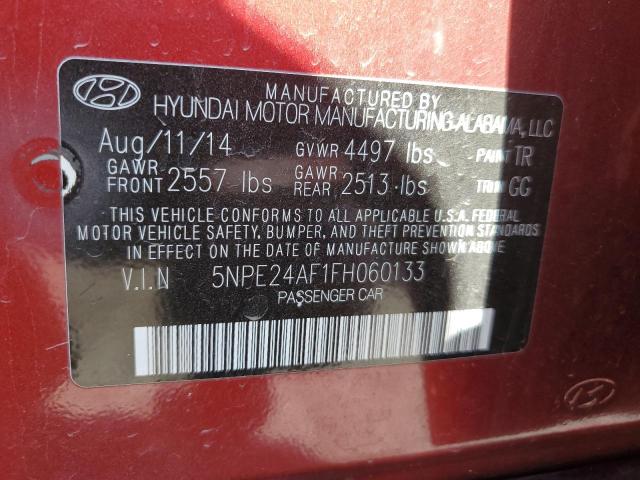 Photo 11 VIN: 5NPE24AF1FH060133 - HYUNDAI SONATA 