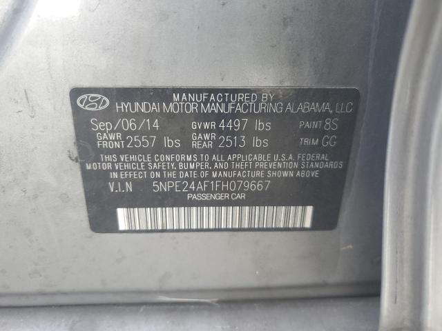 Photo 11 VIN: 5NPE24AF1FH079667 - HYUNDAI SONATA SE 