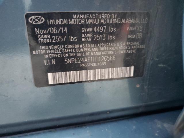 Photo 11 VIN: 5NPE24AF1FH126566 - HYUNDAI SONATA 