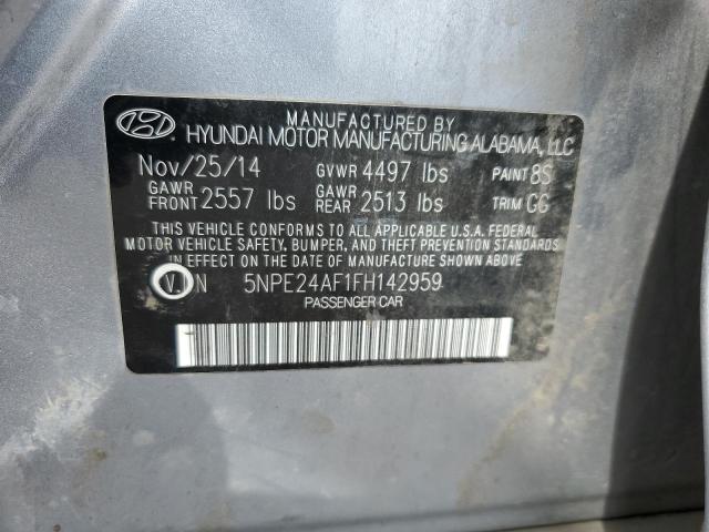 Photo 11 VIN: 5NPE24AF1FH142959 - HYUNDAI SONATA 