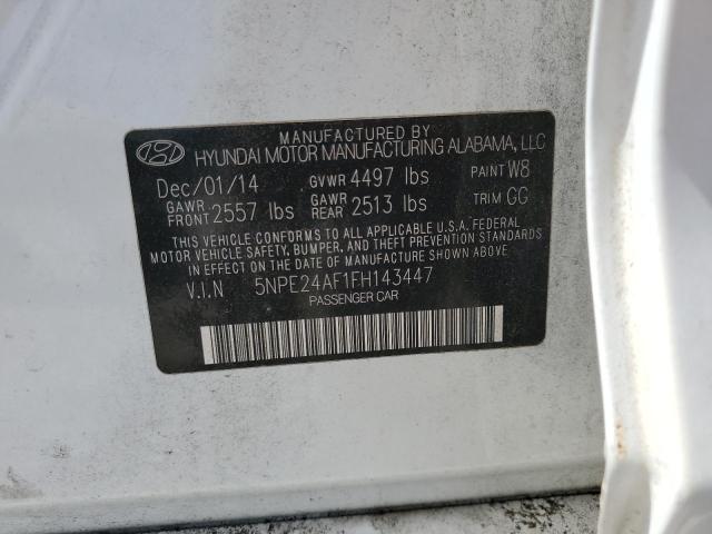 Photo 11 VIN: 5NPE24AF1FH143447 - HYUNDAI SONATA 