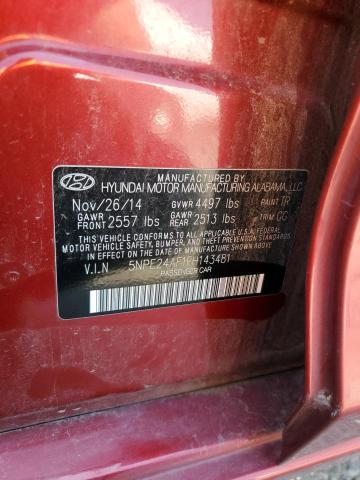 Photo 12 VIN: 5NPE24AF1FH143481 - HYUNDAI SONATA 