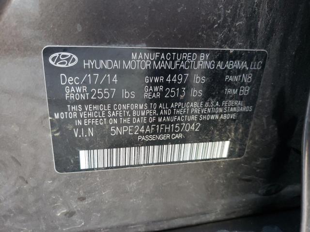 Photo 9 VIN: 5NPE24AF1FH157042 - HYUNDAI SONATA SE 