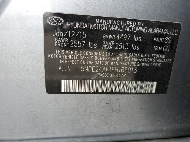 Photo 11 VIN: 5NPE24AF1FH165013 - HYUNDAI SONATA SE 