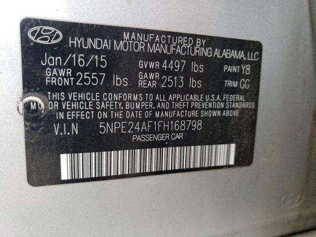 Photo 11 VIN: 5NPE24AF1FH168798 - HYUNDAI SONATA 