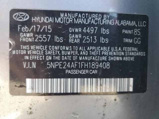 Photo 11 VIN: 5NPE24AF1FH189408 - HYUNDAI SONATA SE 