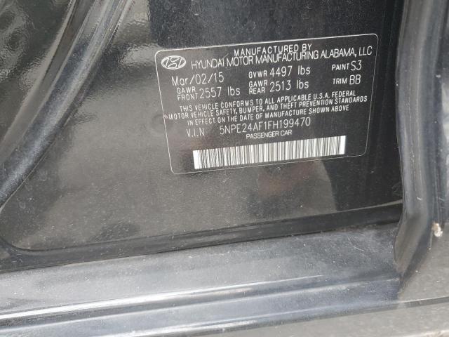 Photo 12 VIN: 5NPE24AF1FH199470 - HYUNDAI SONATA SE 