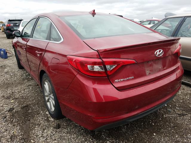 Photo 2 VIN: 5NPE24AF1FH203579 - HYUNDAI SONATA SE 