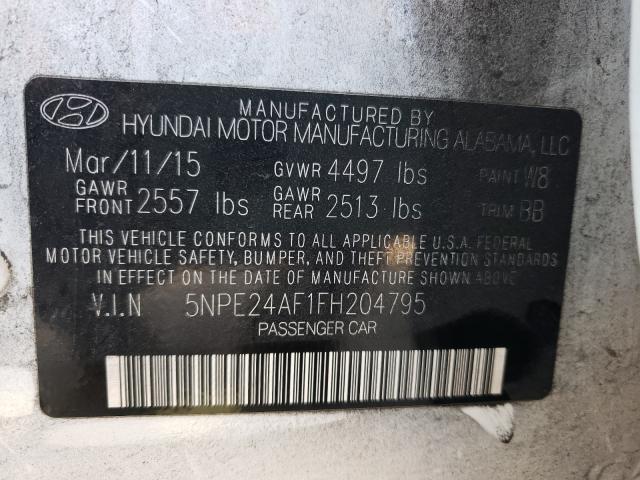 Photo 9 VIN: 5NPE24AF1FH204795 - HYUNDAI SONATA SE 