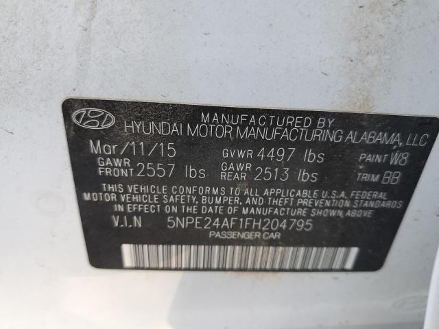 Photo 9 VIN: 5NPE24AF1FH204795 - HYUNDAI SONATA SE 