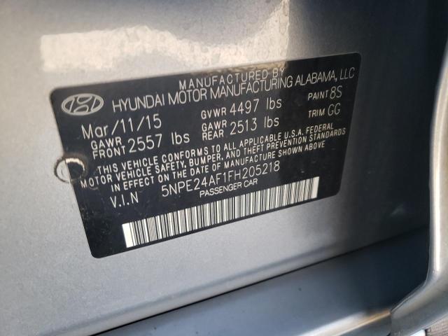 Photo 12 VIN: 5NPE24AF1FH205218 - HYUNDAI SONATA 