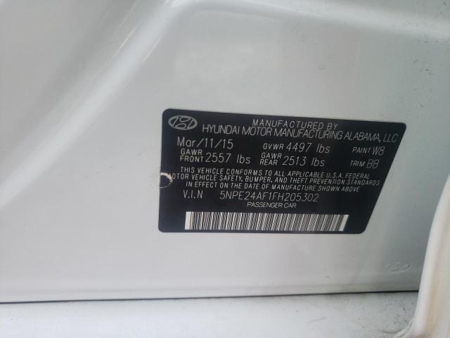 Photo 9 VIN: 5NPE24AF1FH205302 - HYUNDAI SONATA SE 