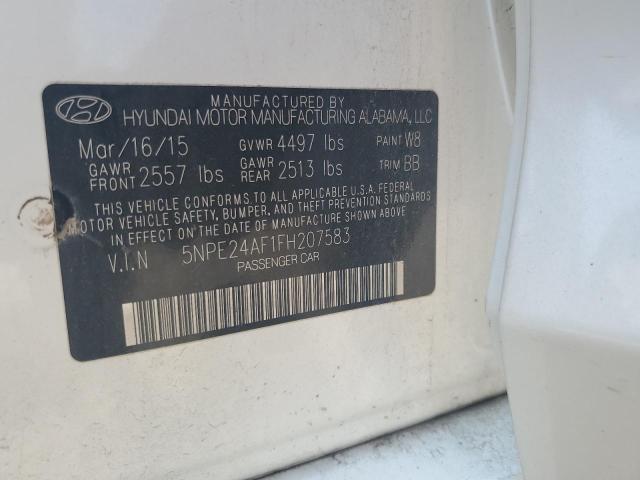 Photo 11 VIN: 5NPE24AF1FH207583 - HYUNDAI SONATA 