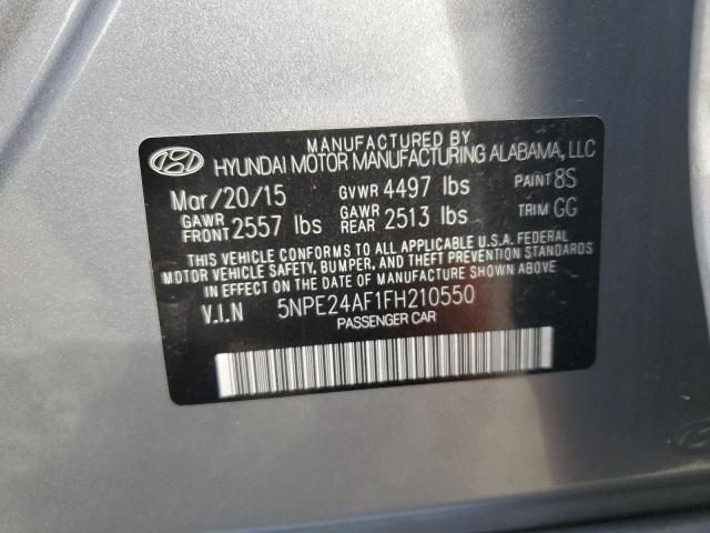 Photo 11 VIN: 5NPE24AF1FH210550 - HYUNDAI SONATA SE 