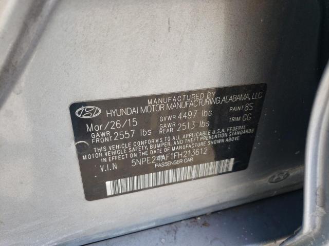 Photo 11 VIN: 5NPE24AF1FH213612 - HYUNDAI SONATA SE 