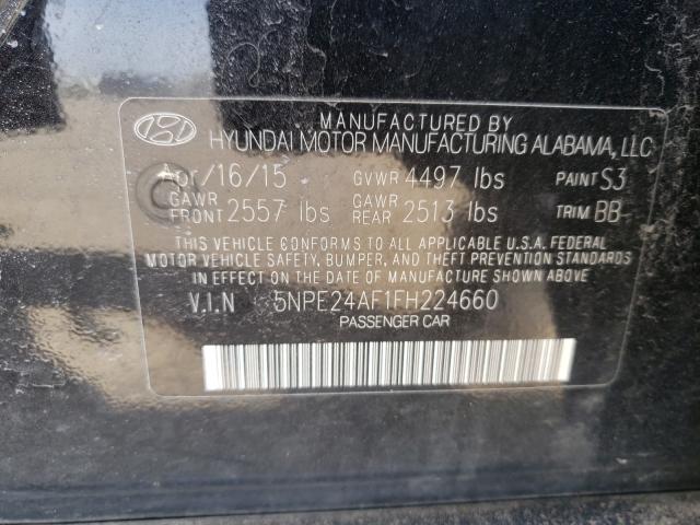 Photo 9 VIN: 5NPE24AF1FH224660 - HYUNDAI SONATA SE 