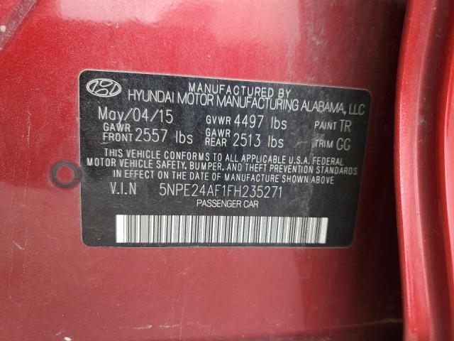 Photo 11 VIN: 5NPE24AF1FH235271 - HYUNDAI SONATA 