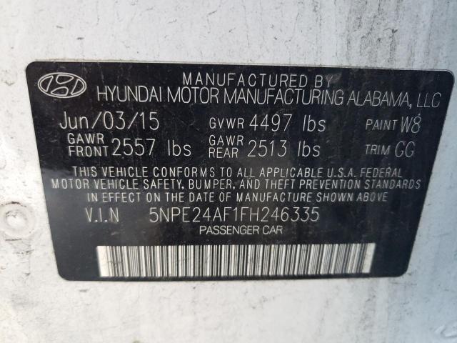 Photo 9 VIN: 5NPE24AF1FH246335 - HYUNDAI SONATA SE 