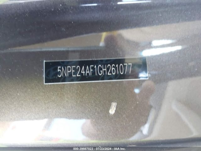 Photo 8 VIN: 5NPE24AF1GH261077 - HYUNDAI SONATA 