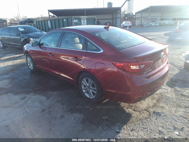 Photo 2 VIN: 5NPE24AF1GH264710 - HYUNDAI SONATA 