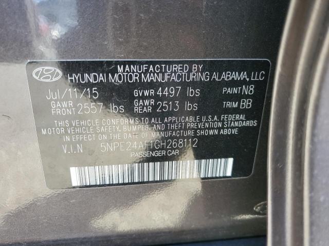 Photo 11 VIN: 5NPE24AF1GH268112 - HYUNDAI SONATA 