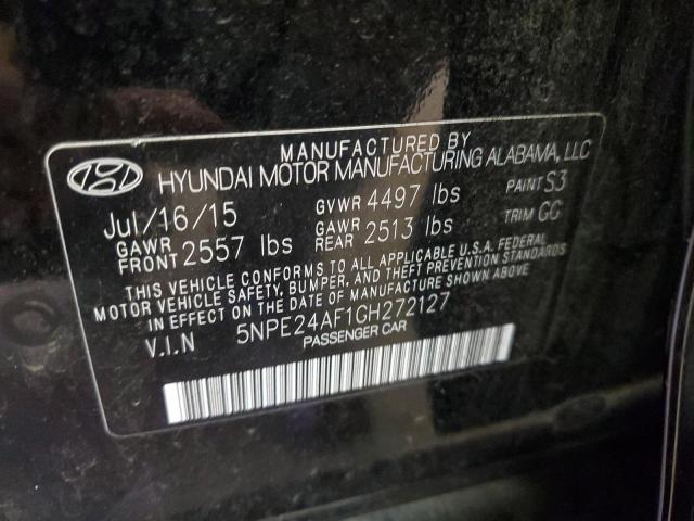 Photo 11 VIN: 5NPE24AF1GH272127 - HYUNDAI SONATA 