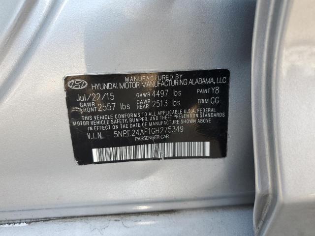 Photo 12 VIN: 5NPE24AF1GH275349 - HYUNDAI SONATA SE 