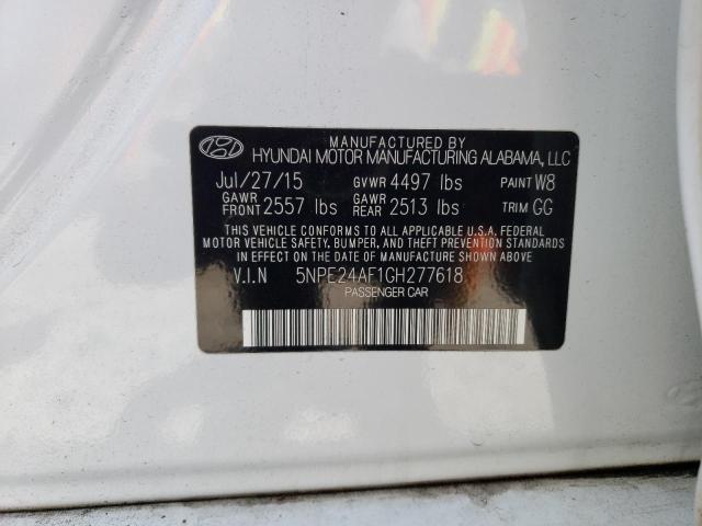 Photo 11 VIN: 5NPE24AF1GH277618 - HYUNDAI SONATA SE 