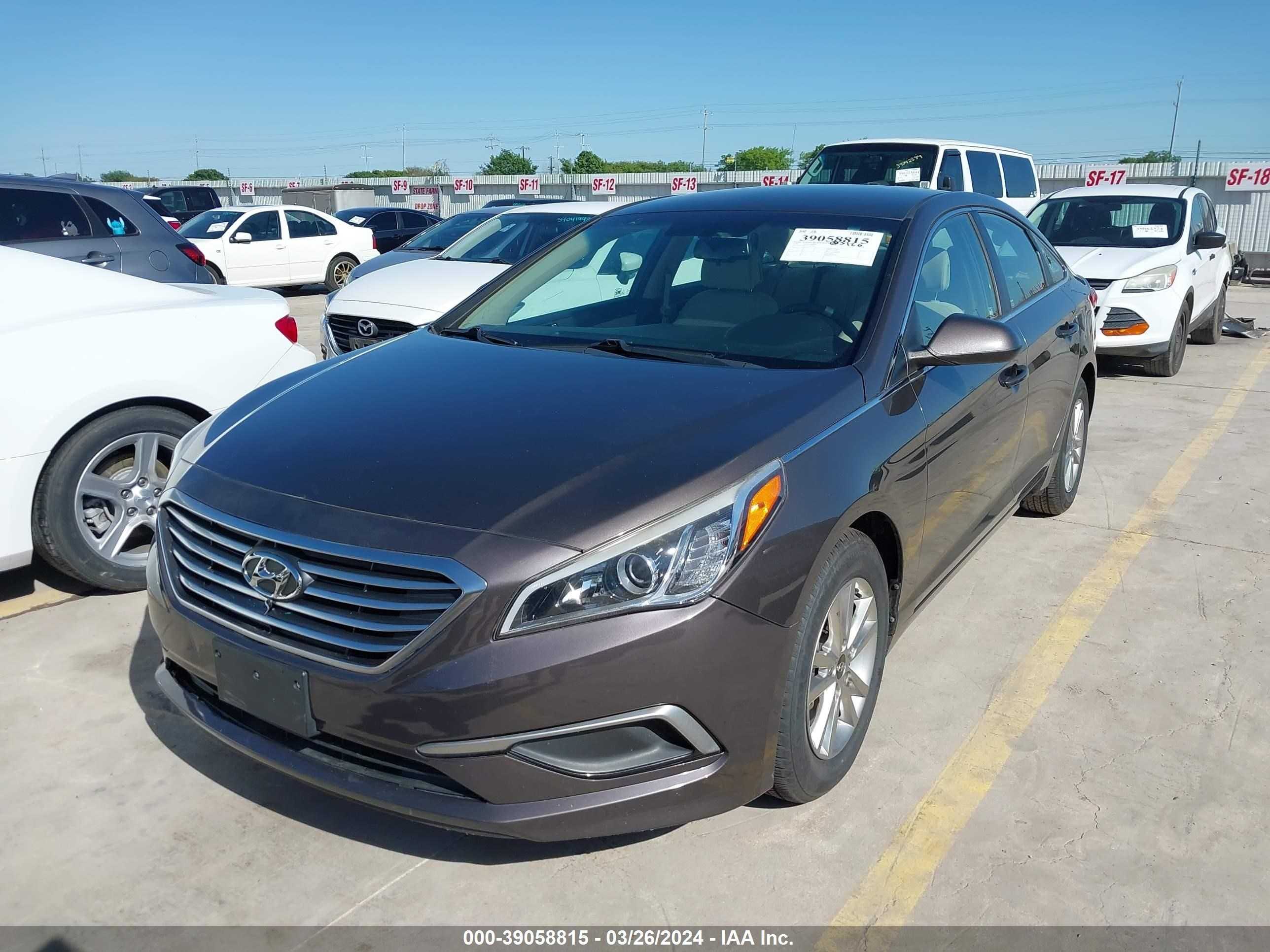 Photo 1 VIN: 5NPE24AF1GH281930 - HYUNDAI SONATA 