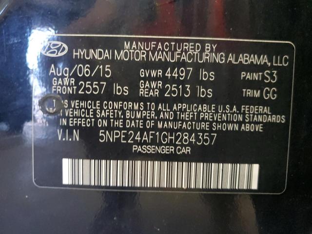 Photo 11 VIN: 5NPE24AF1GH284357 - HYUNDAI SONATA SE 