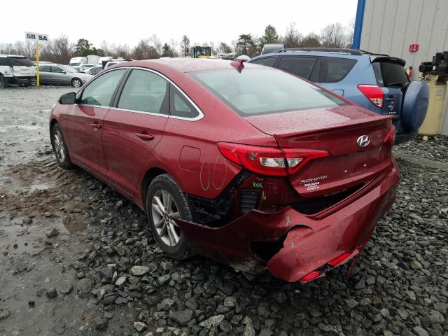 Photo 2 VIN: 5NPE24AF1GH288201 - HYUNDAI SONATA SE 