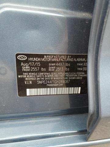 Photo 11 VIN: 5NPE24AF1GH289087 - HYUNDAI SONATA SE 