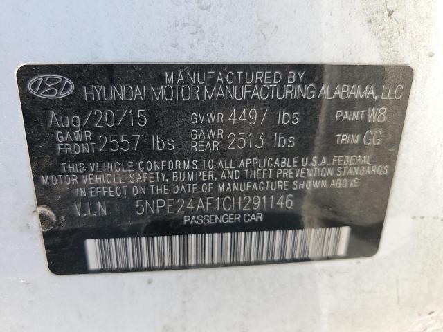 Photo 11 VIN: 5NPE24AF1GH291146 - HYUNDAI SONATA SE 