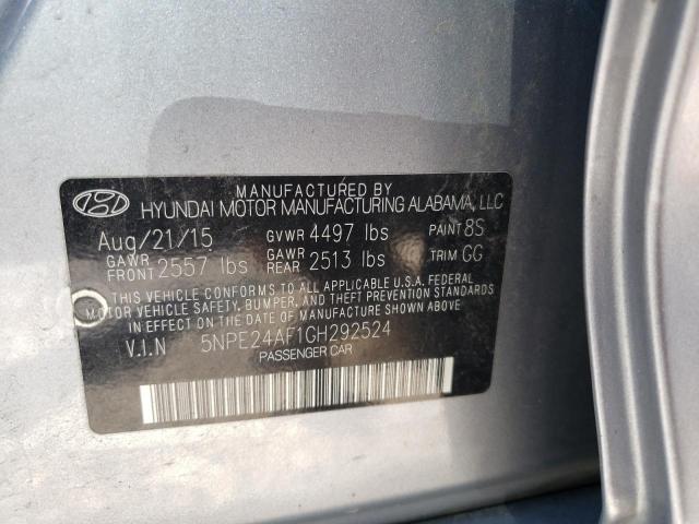 Photo 9 VIN: 5NPE24AF1GH292524 - HYUNDAI SONATA SE 